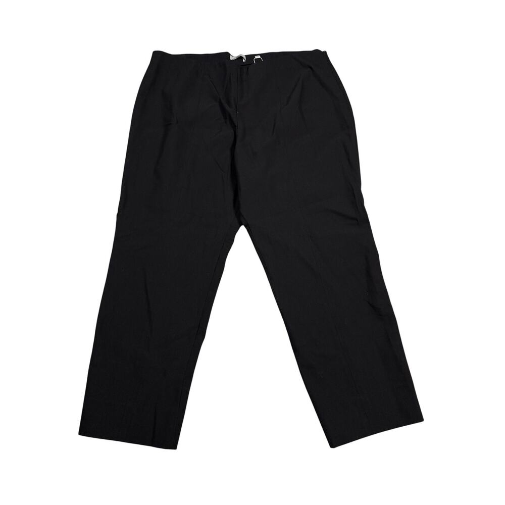 New Vince Pants Women's 3X Black Stitch Front Seam Ponte  MSRP$295